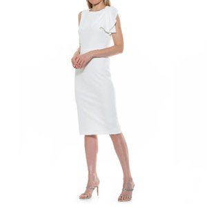 NWT! Alexia Admor Draped Sheath Midi Dress